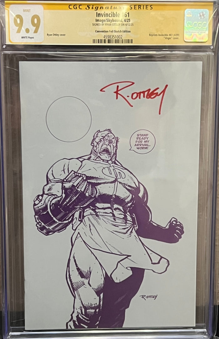 CGC Signature Series: INVINCIBLE #61: MINT 9.9